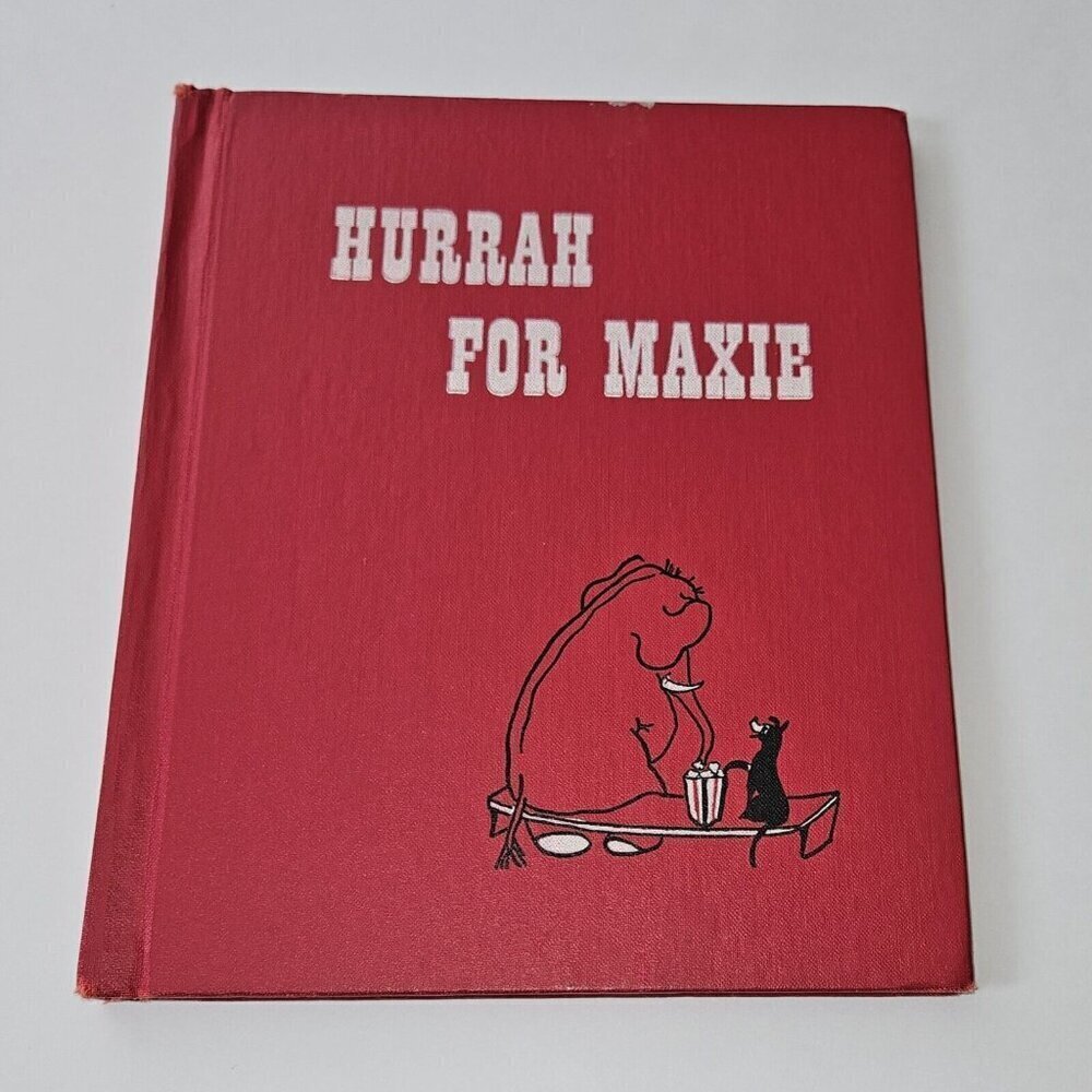 VTG Hurrah For Maxie Hardcover Book Peggy Gulick 1959 Ex-Lib AS IS READ